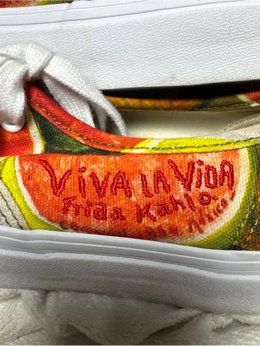 Size 8- Frida Kahlo x Vans OG Authentic LX Watermelon